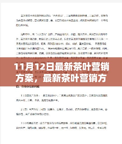 11月12日版茶葉營(yíng)銷(xiāo)方案實(shí)戰(zhàn)指南，從入門(mén)到精通