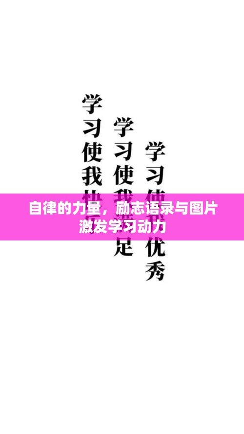 自律的力量，勵(lì)志語(yǔ)錄與圖片激發(fā)學(xué)習(xí)動(dòng)力